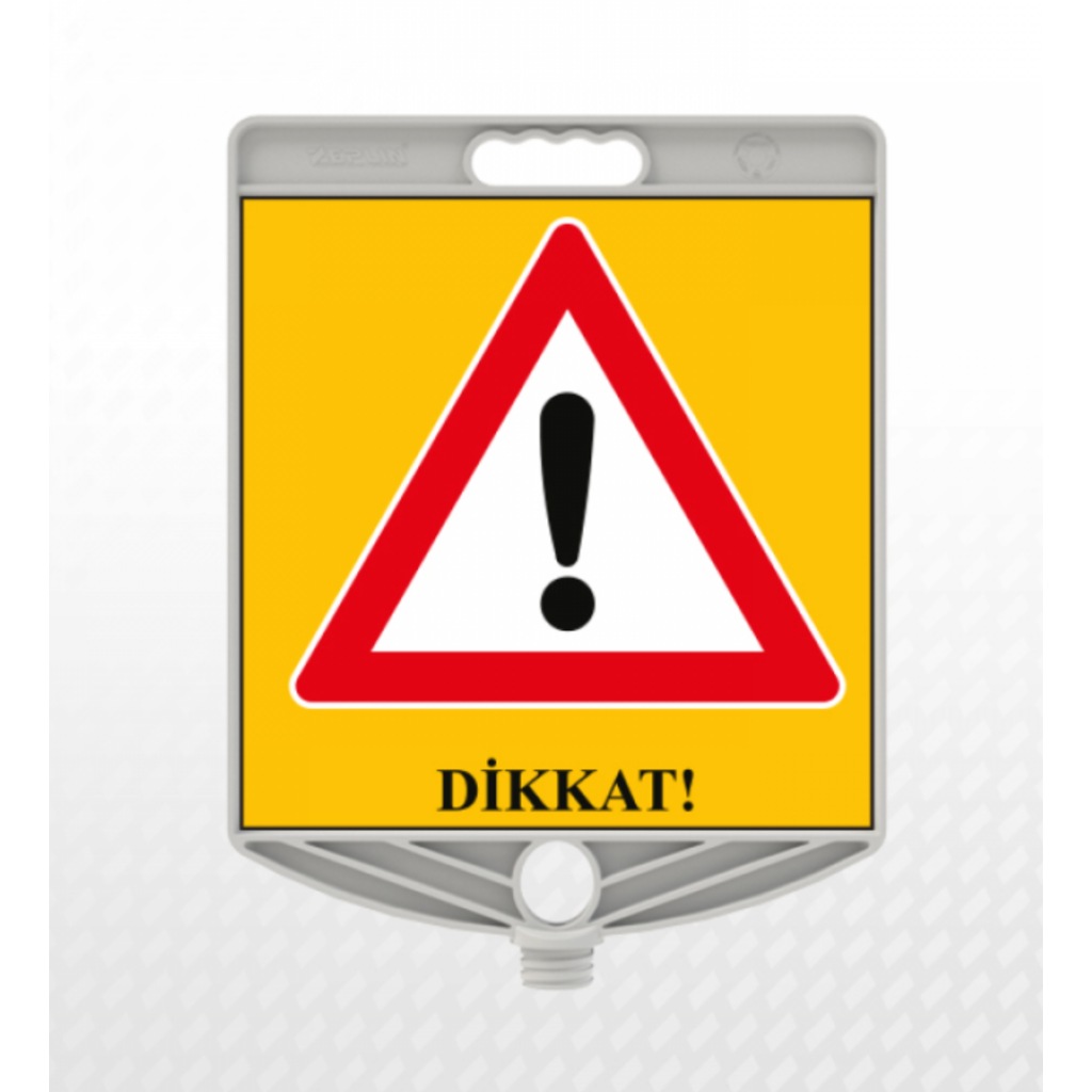 Dikkat! Duba Üstü Uyarı Levhası 