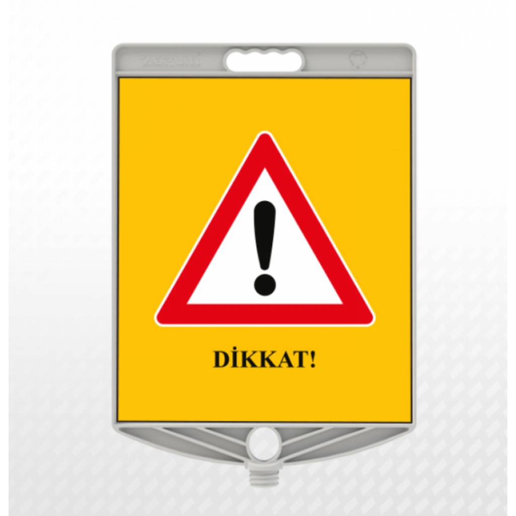 Dikkat ! Duba Üstü Uyarı Levhası 