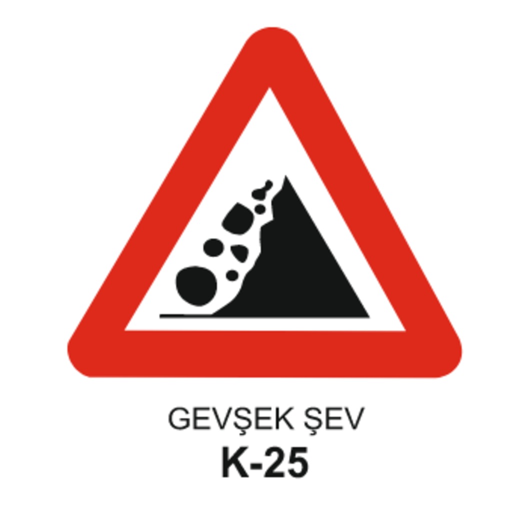 Gevşek Şev Trafik Levhası 