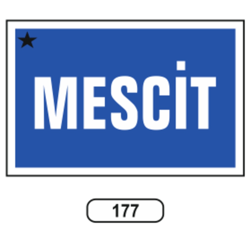 Mescit Levhası