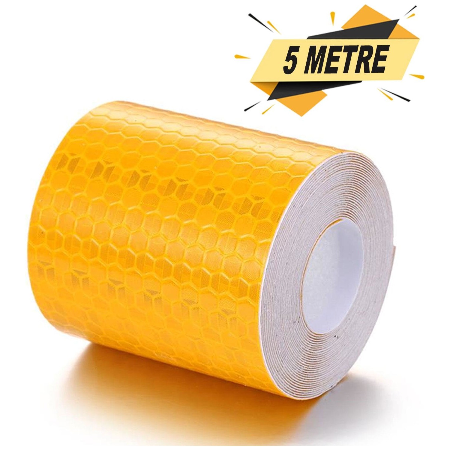 Sarı%20Reflektif%20Bant%205cm%20x%205%20Metre%20Bal%20Petekli%20