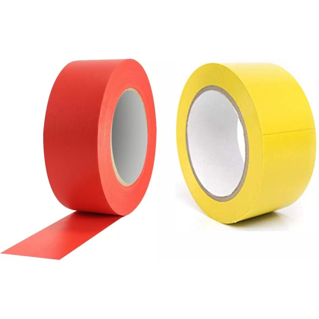 Yer Işaretleme Bandı - Kırmızı - Sarı