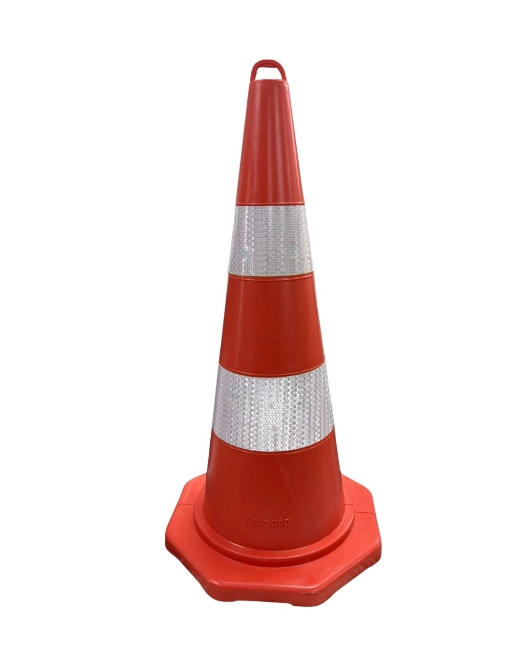 75cm PVC TRAFİK KONİSİ - ÇİFT REFLEKTİFLİ