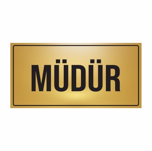 MÜDÜR YÖNLENDİRME LEVHASI METAL 