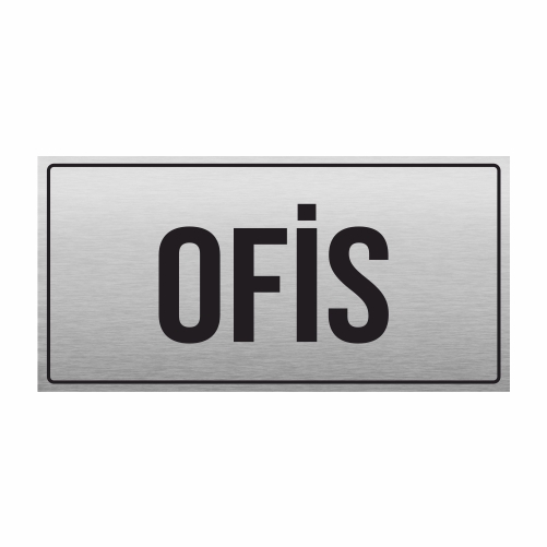 OFİS YÖNLENDİRME LEVHASI METAL 