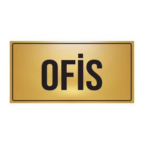 OFİS YÖNLENDİRME LEVHASI METAL 