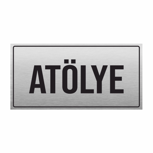 ATÖLYE YÖNLENDİRME LEVHASI METAL 
