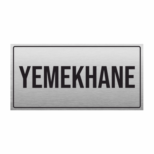 YEMEKHANE YÖNLENDİRME LEVHASI METAL 