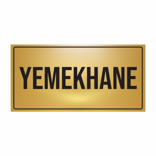YEMEKHANE YÖNLENDİRME LEVHASI METAL 