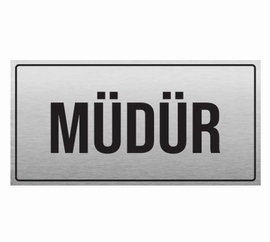 MÜDÜR YÖNLENDİRME LEVHASI METAL 