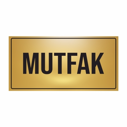 MUTFAK YÖNLENDİRME LEVHASI METAL 