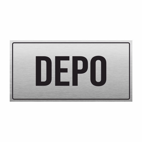 DEPO YÖNLENDİRME LEVHASI METAL 