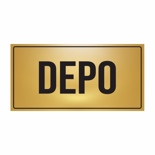 DEPO YÖNLENDİRME LEVHASI METAL 