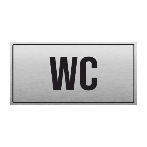WC YÖNLENDİRME LEVHASI METAL