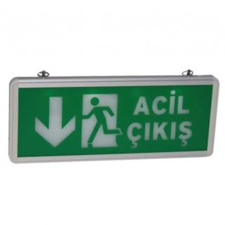 Acil Çıkış Yön Armatürü - Levhası