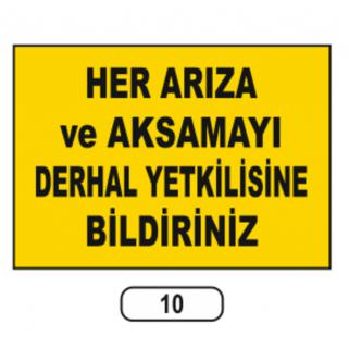 Uyarı İkaz Levhaları
