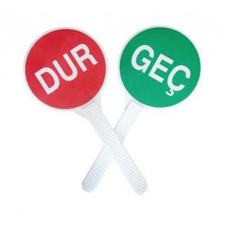 Durgeç El Tipi Uyarı Levhası 