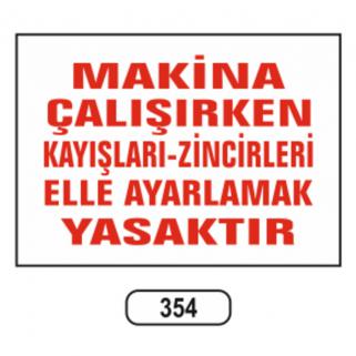 Makina Uyarı Levhaları
