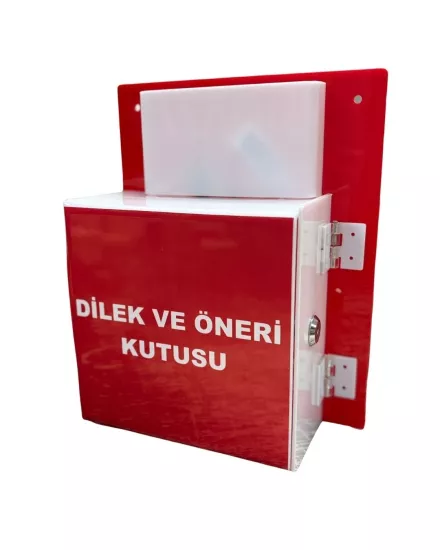 Tekli Pleksi Dilek Öneri Kutusu