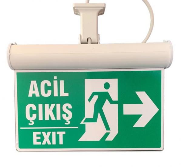 S-LITE Işıklı Şarjlı Acil Yönlendirme Armatürü 