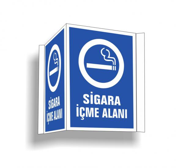 Panoramik Sigara İçme Alanı Levhası 