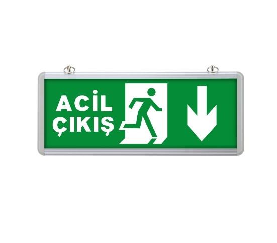 Acil Çıkış Yön Armatürü - Levhası