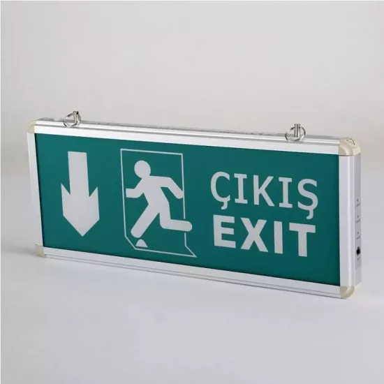 Acil Çıkış Yön Armatürü - Levhası
